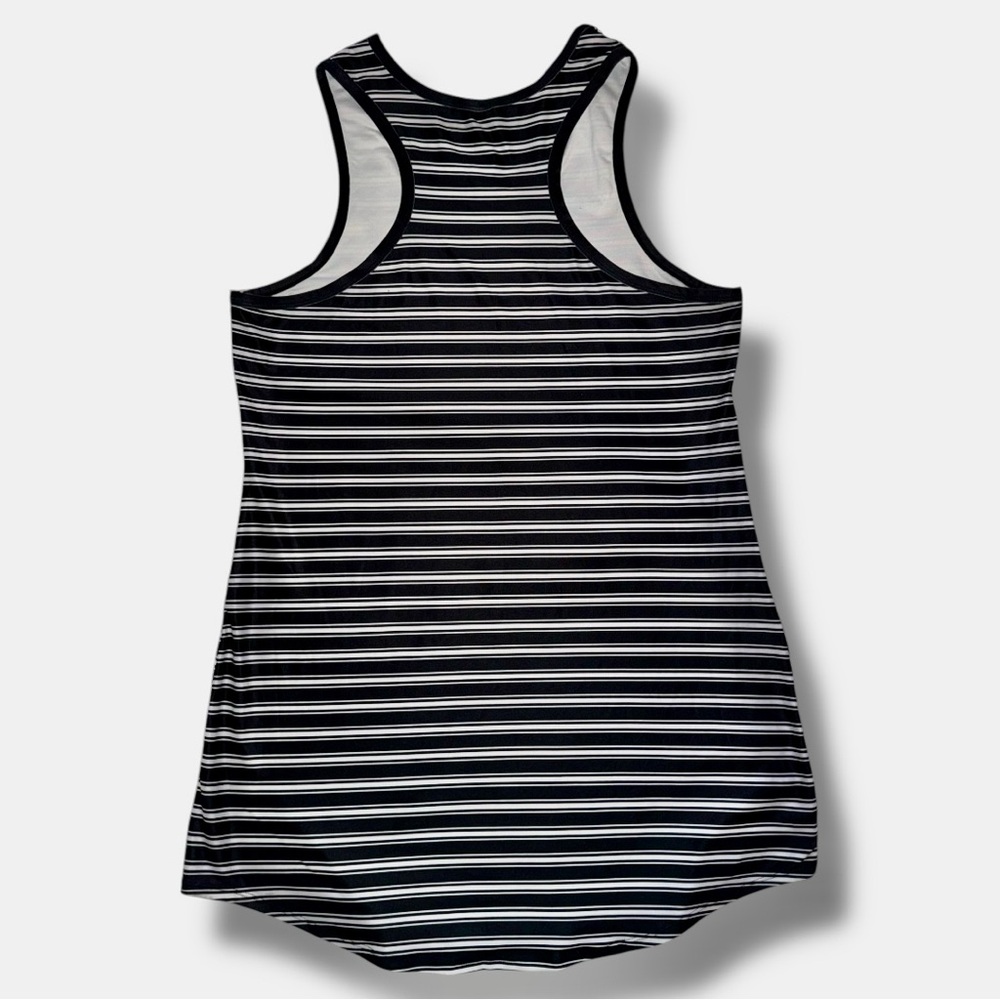 Western Michigan University Broncos Black & White Striped Mini Tank Dress NWOT - Picture 10 of 16
